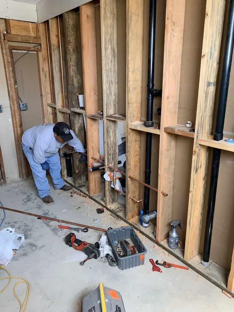 Commercial rough-in plumbing for Trenchless Sewer Repair in Claremont
